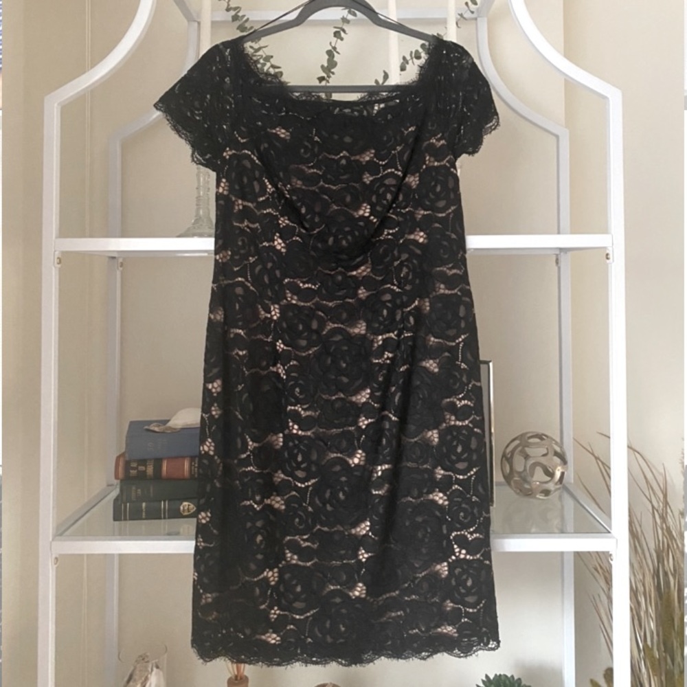 Black Lace Cocktail Dress